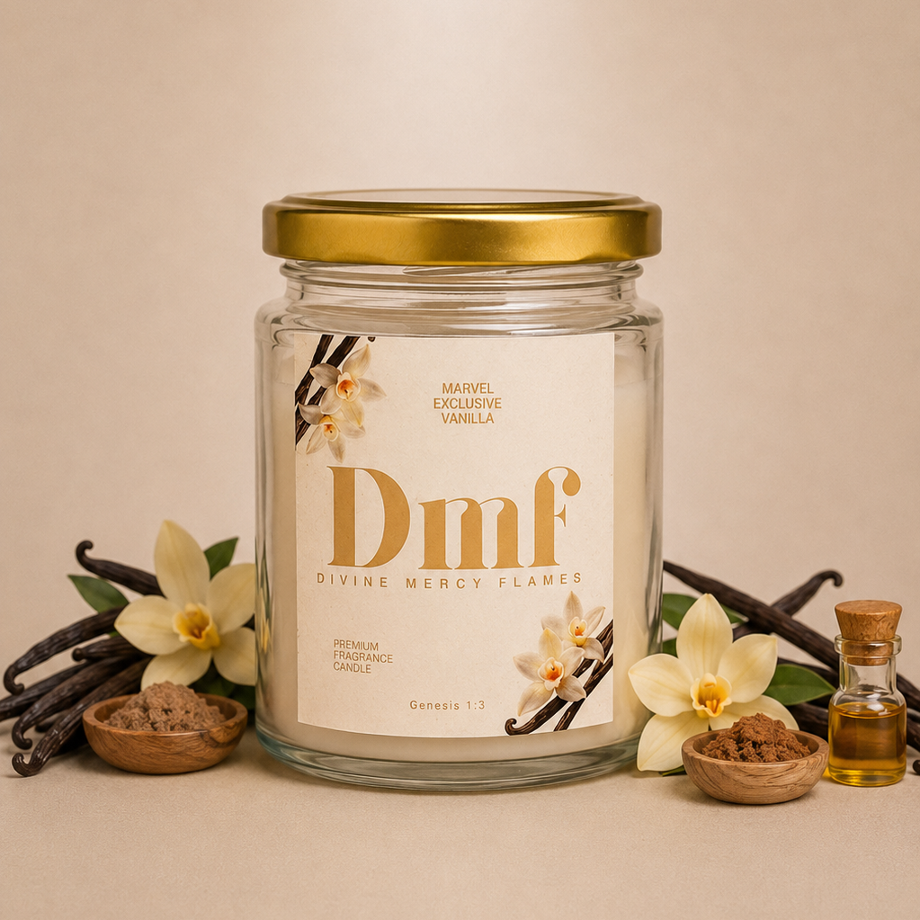 Vanilla Marble Candle
